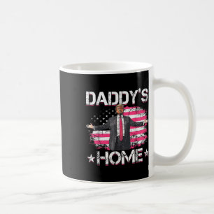 American Flag Daddys Zuhause Trump 2024 Patriotic Kaffeetasse
