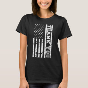 American Flag Danke Usa Patriotic für Men & Wo T-Shirt