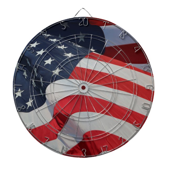 American Flag Dart Board Dartscheibe (vorne)