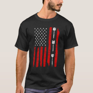 American Flag Darts Sports 4. Juli Phantastisch US T-Shirt