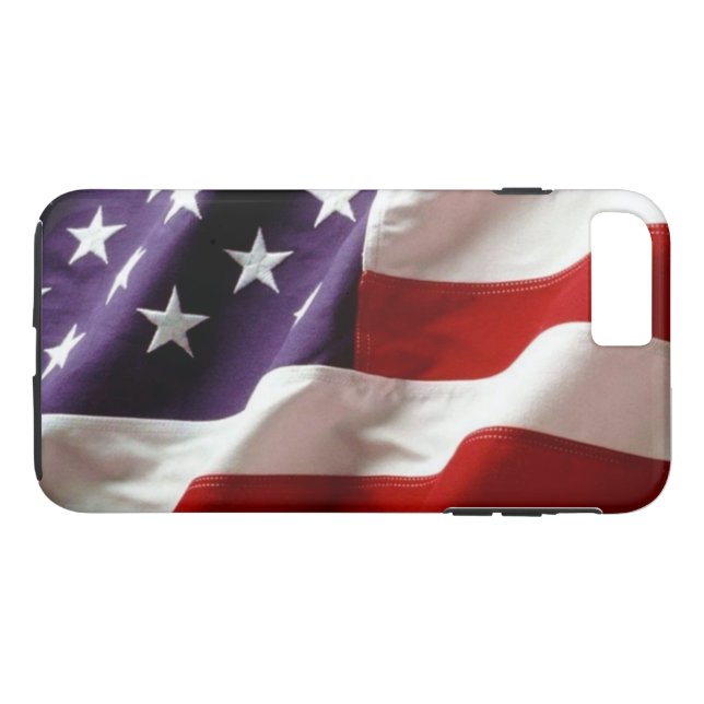 American Flag Design Case-Mate iPhone Hülle (Rückseite (Horizontal))