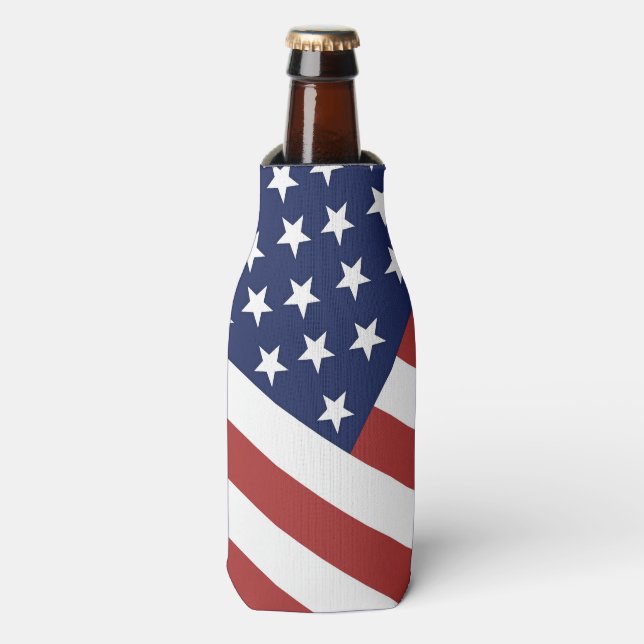 American Flag Design. Flaschenkühler (Flaschenvorderseite)