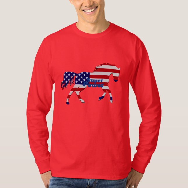 American Flag Design T-Shirt (Vorderseite)