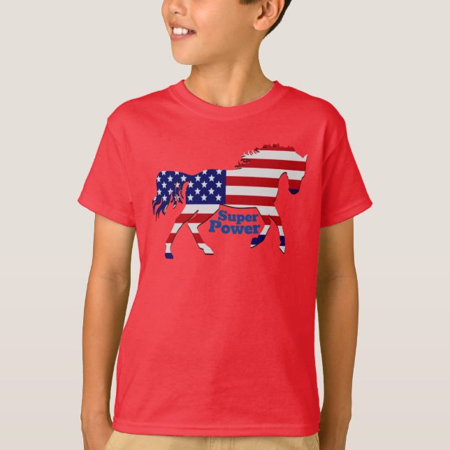 American Flag Design T-Shirt (Vorderseite)