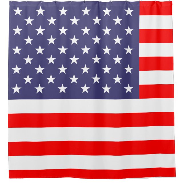 American Flag Duschvorhang (Vorderseite)
