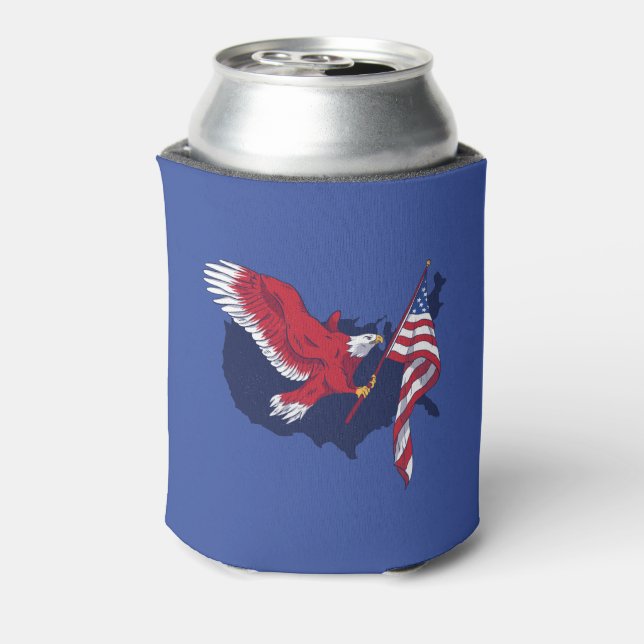 American Flag Eagle Dosenkühler (Kanne Rückseite)