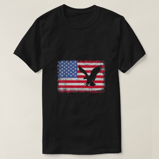 American Flag Eagle T-Shirt (Design vorne)