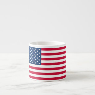 American Flag Espresso Cup USA Espressotasse