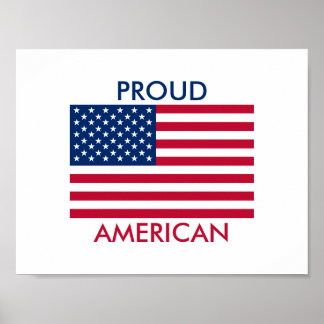 American Flag Fiers Poster américain