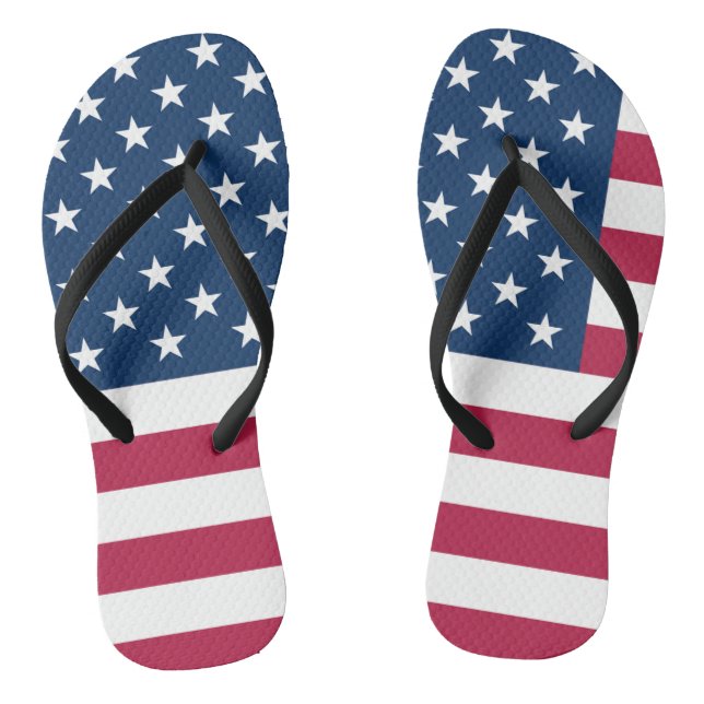 American Flag Flip Flops (Fußbett)