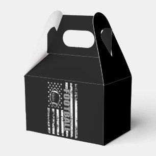 American Flag Football Patriotic Football Geschenkschachtel