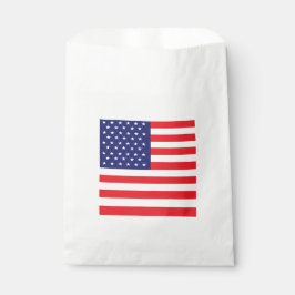 American Flag Gastgeschenk Bag Rot Weiß und Blau Geschenktütchen