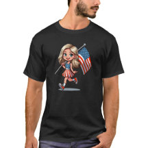 American Flag Girl