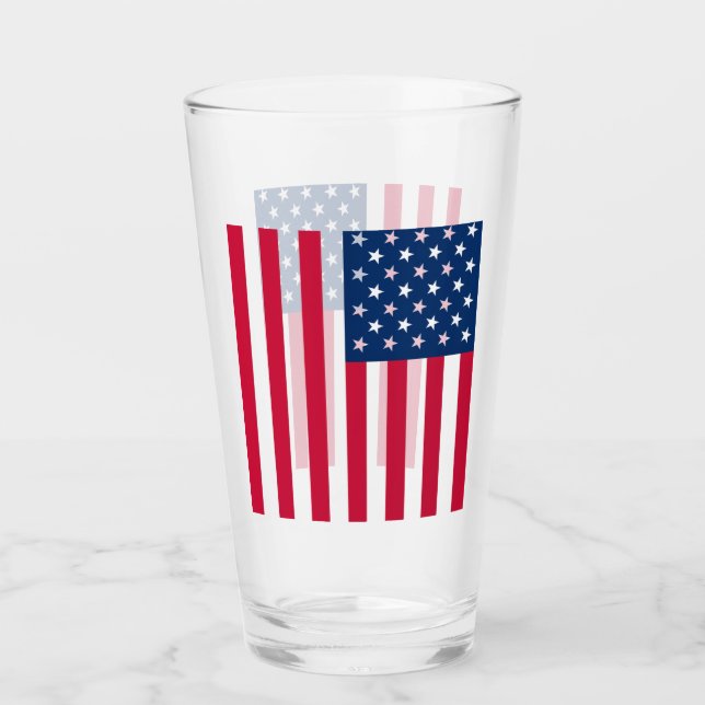 American Flag Glass Glas (Vorderseite)