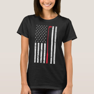 American Flag Golf Gift für Golfer 4. Juli Pat T-Shirt