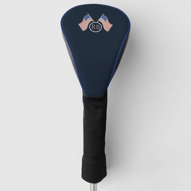 American Flag Golf Head Cover Golf Headcover (Vorderseite)