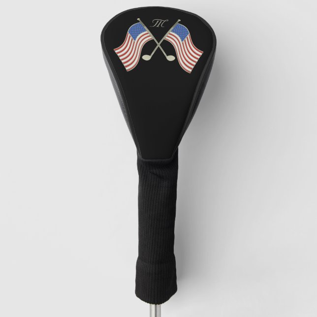 American Flag Golf Head Cover Headcover (Vorderseite)