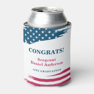 American Flag Graduation Party Can Coolers Dosenkühler
