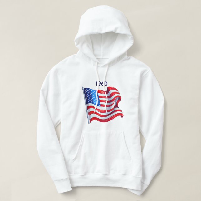 "American Flag Graphic T - Shirt | Patriotic USA T (Design vorne)