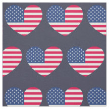 American Flag Heart Patriotic USA Banner