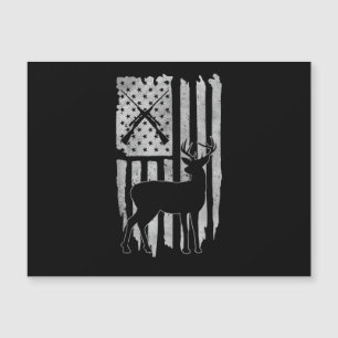 American Flag Hirschjagd Patriotischer Jäger Männe Magnetkarte