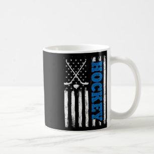 American Flag Hockey Usa Patriotic Shirt Hockey Lo Kaffeetasse