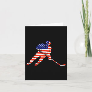 American Flag Ice Hockey Usa T - Shirt T - Shirt.p Karte