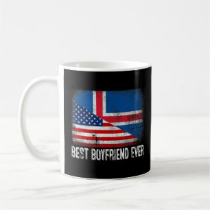 American Flag & Island Flag Bester Freund je F Kaffeetasse