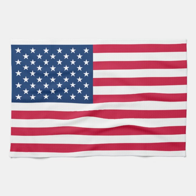 American Flag Kitetücher Geschirrtuch (Horizontal)