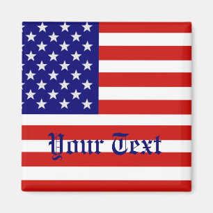 American Flag Magnet Template 2