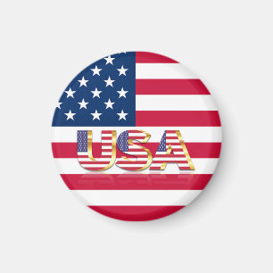 American Flag Magnet USA - Patriotic