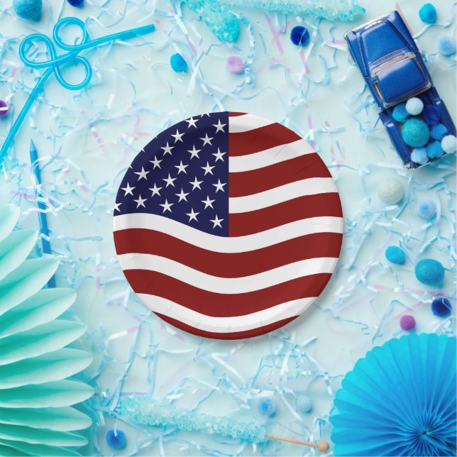 American Flag Mark 7" Party Teller - USA Prix (Party)