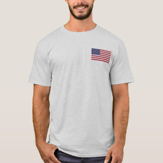 American Flag Men Basic T - Shirt