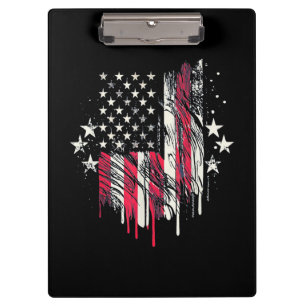 American Flag Mens USA Kleinkind American Flag 4. Klemmbrett