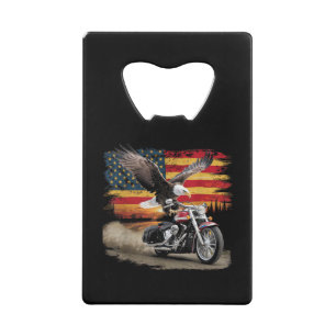 American Flag Mocycle Tshirt USA Flag Bike Ret