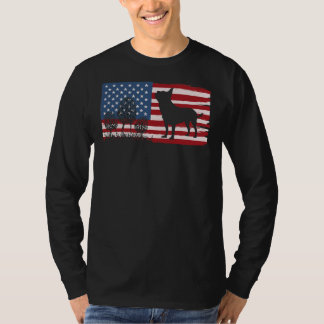 American Flag Morel Mushroom Amp Chihuahua Mushroo T-Shirt