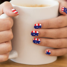 American Flag Nail Decals Minx Nail Art
