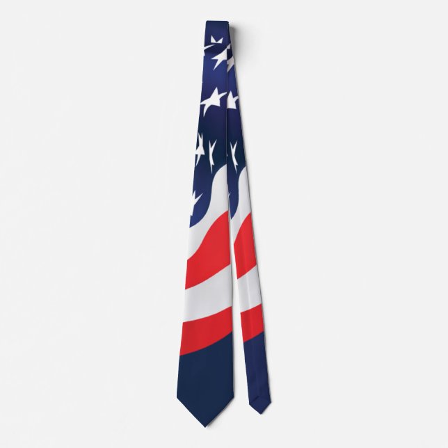 American Flag Neck Tie Krawatte (Vorderseite)
