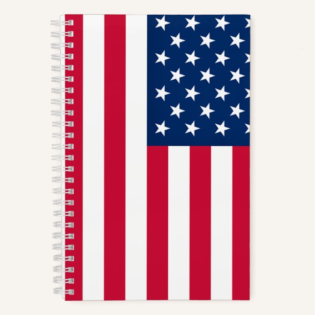 American Flag Notebook Notizbuch (Vorderseite)