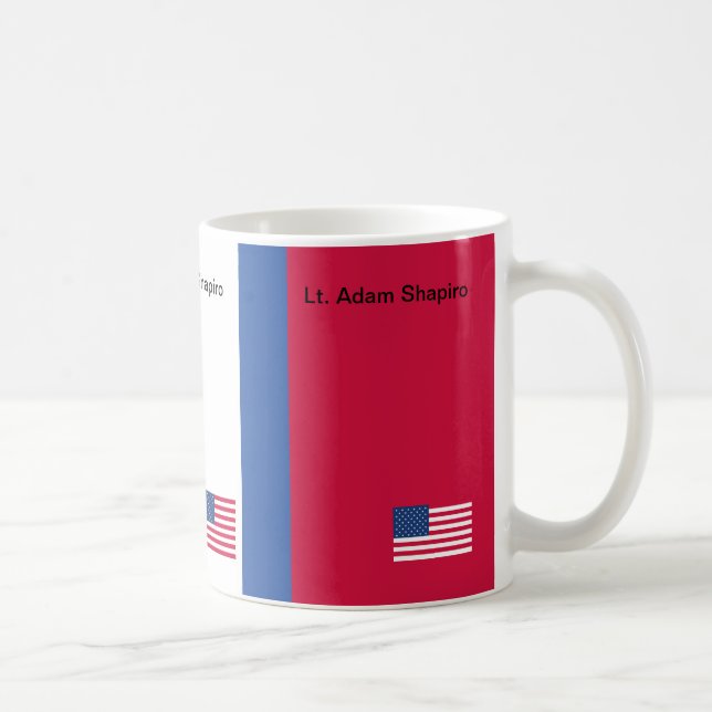 American Flag Patriotic Kaffeetasse (Rechts)