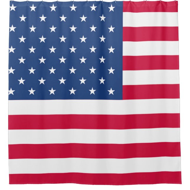 American Flag Patriotic Vorhänge Duschvorhang (Vorderseite)