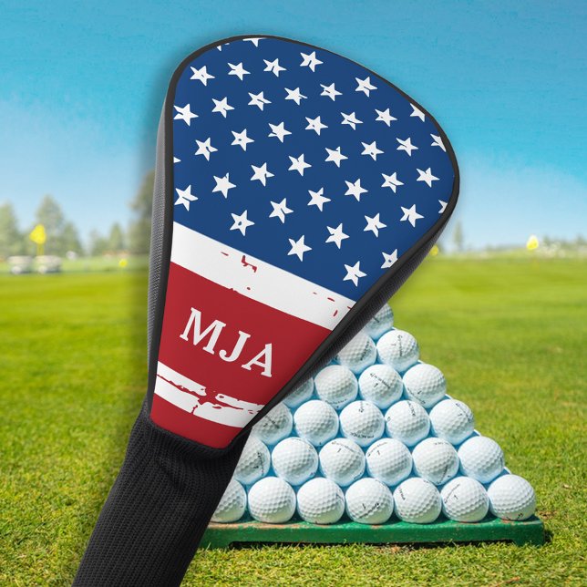 American Flag Personalisierte Patriotic Stars Stre Golf Headcover (Von Creator hochgeladen)