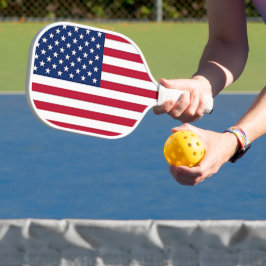 American flag pickleball schläger