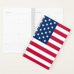 American Flag Planner Planer