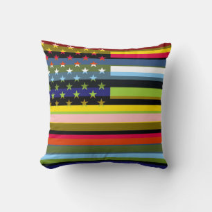 American Flag Pop Art 3 Kissen