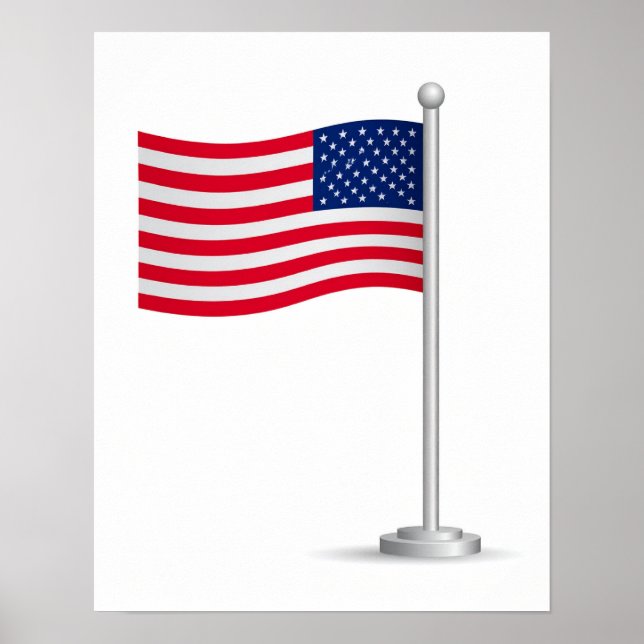 american flag poster (Vorne)