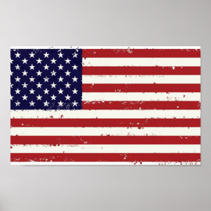 American Flag Poster
