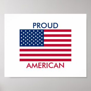 American Flag Proof American Poster