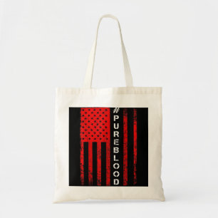 American Flag PUREBLOOD I Be Pure Blood Non Gmo Tragetasche