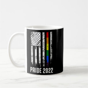American Flag Rainbow Usa Gay Lgbtq Lgbt Pride Mon Kaffeetasse